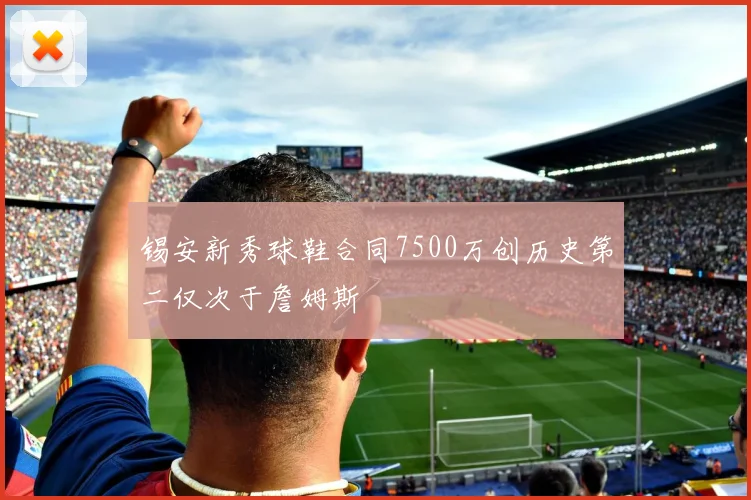 锡安新秀球鞋合同7500万创历史第二仅次于詹姆斯